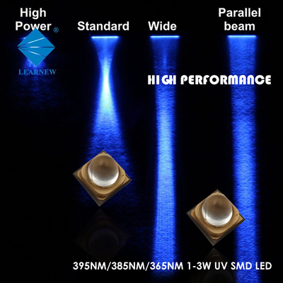 SGS 3W紫外線LEDの破片365nm 700mAの紫外穂軸LED