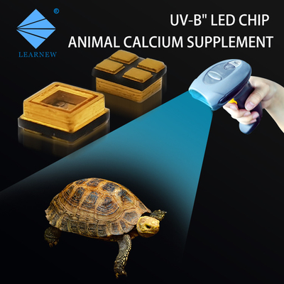 セラミック SMD LED UVB LED CHIP 290nm 300nm 310MN 315nm 3535 チップ LED 動物用カルシウムサプリメント