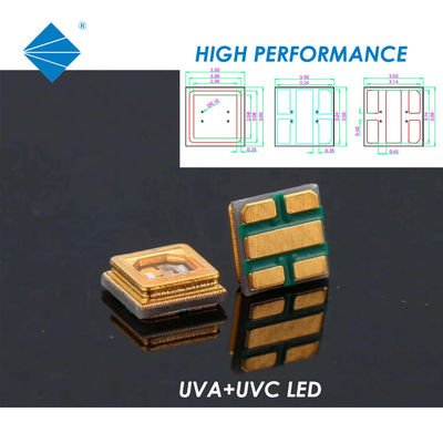表面の殺菌のための3.5*3.5mm小型SMD LED 3-5mw 0.5w SMD UVC LED