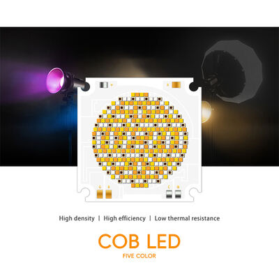 RGBCW 5555 1050 ワット穂軸 LED チップ 2700K 6500K 100-110Lm/W 72-75V 55*55MM