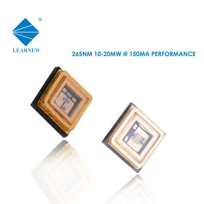 0.5W 255nm 260nm UVC LEDのダイオード50ma 6mw SMD UVC LEDの水晶ガラス レンズ