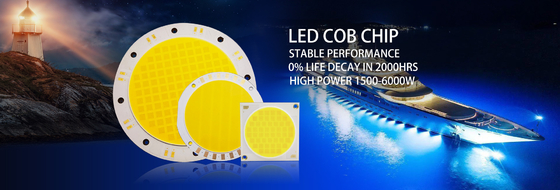 1500W 2000W フリップ LED チップ 2700K 6500K 35V 38V 屋外照明用