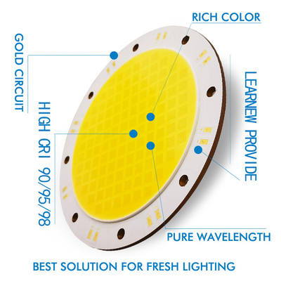 4000W 6000W Flip COB LED チップ 2700-6500K 45-50V 屋外照明のために