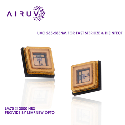 光学力35mw UVC LEDの破片150ma 200ma 254nm 2W LEDのダイオード