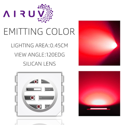 卸売 SMD5050UYFIR SERIES 0.5w LED チップ 585-595nm 840-850nm 80-100mW カメラと3Dプリンタのための無料サンプル