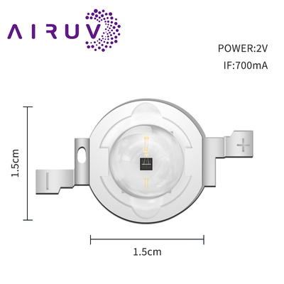 2W LEDチップ 585-590nm 800-810nm 950-1100mW 700mA 2.0-2.4V 治療用ランプ用