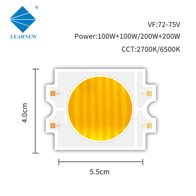 2700k 6500k 調節可能な Cct LED Cob 100w+100w 200w+200w 二色 二色 Cob 写真用ランプ
