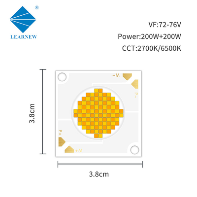 200W 200W COB LED チップ CRI95 二色COB LED ダブルディミングCCT 2700K 6500K