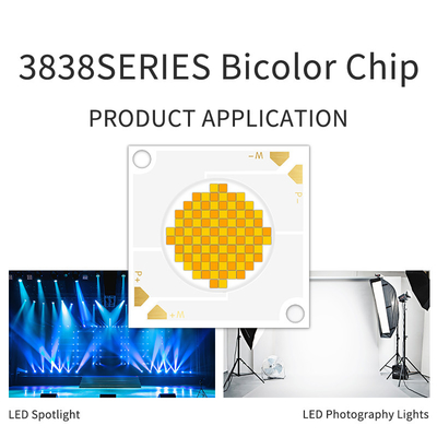 200W 200W COB LED チップ CRI95 二色COB LED ダブルディミングCCT 2700K 6500K