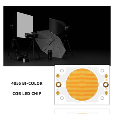 200w 200w ダブル カラー コブ LED チップ 4055 ディマブル ハイ パワー フォト ライト