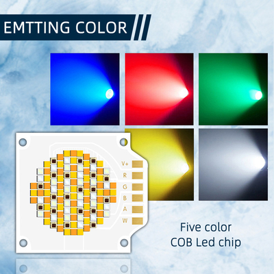 3538 250W 5色COB LEDチップ 620nm/460nm/520nm/2700K/6500K CCT と 24-26V