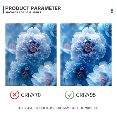 2700k 6500k 調節可能なCCT LED COB 500W 200W 高電力 Ra95 Ra97 COB 写真ランプのためのLEDチップ