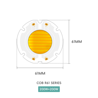 AC 51-53V 2700K-6500K フルスペクトル LED チップ 200w AC COB LED チップ