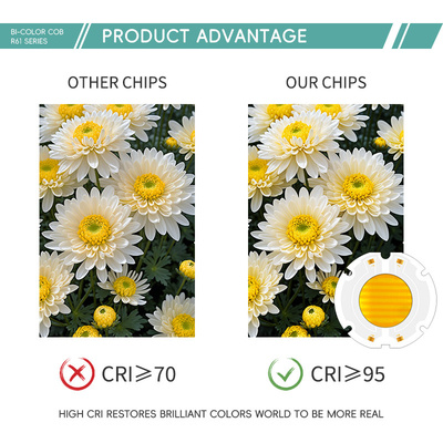工場価格 60X60MM バイカラー LED チップ SMD LED パネル フル RGB カラー 数珠 200W チップ