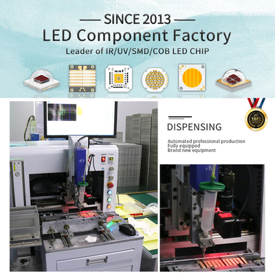 高性能180W UV LEDライト クォーツレンズ 4050 SMDチップ 620nm/460nm/520nm/2700K /6500K 5色COB LEDチップ