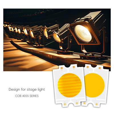 常電圧 DC 75V 双色 LED COB 4055 双色 2700K+6500K 高電源 300W COB LED