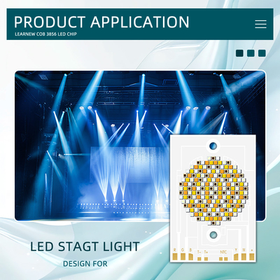 COB 3856 300w CCT 620nm/460nm/520nm/2700K /6500K カラー COB LEDチップランプ カラスの光学用ダイオード