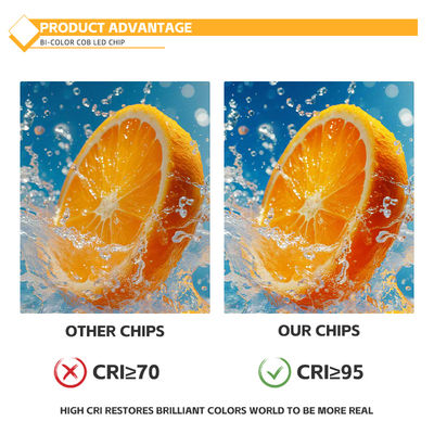 カスタマイズされたアルミニウム素材 COBチップ 2424 白 青 赤 緑 高明るさ 中国 工場