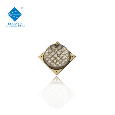 100W 395nm 60-90deg UVA LED COB Chip for UV Curing with Quartz Glass Lens