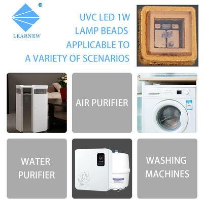 CE認証 270nm 265nm 275nm UVC LEDチップ 水浄化装置用石英ガラスレンズ付き