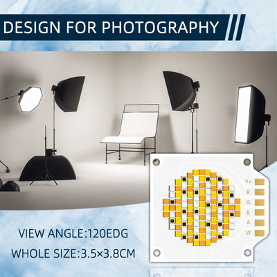 高品質RGBWW 3538 COB LEDチップ、2年保証、24-26V入力電圧、LEDステージライト用10000時間動作