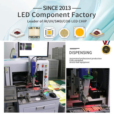 5-in-1 RGBWW COB LEDチップ 300W 500W 460/520/620NM ステージ照明およびDIYプロジェクト用