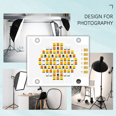 高出力 COB LED チップ RGBWC 五色 180W 300W DC 21v-48v ステージおよび写真照明用