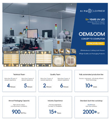 最高品質 UVC LED 250nm 260nm 270nm 280nm 0.5W SMD型 ポータブルステリライゼーションボックスと洗濯機