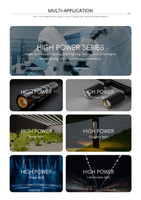 高電力SMD5050 10W-18W DC6V/12V LEDダイオード 2000LM 5.0*5.0mm 120度 LEDランプチップ 2700k 3000k 4000k 5000k 6000k 6500k