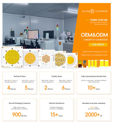 30W+30W 二色1919 COB LED チップ ダウンライト 室内照明 スポットライト 36-38V 消し切れるCCT 2色 2700-6500K