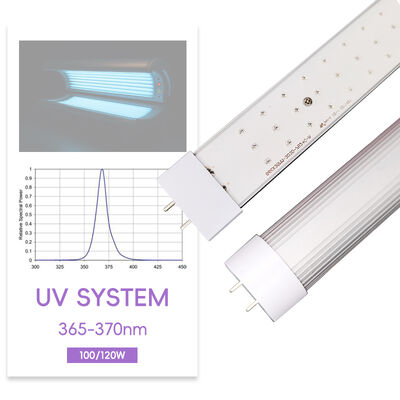 1.5M UV LEDチューブ 365nm 370nm 100W 120W UVチューブランプ 医療 1.7M ACデザイン ブラウン BED UV LED 光療法のソリューション専門家
