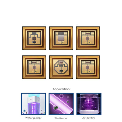 5W-7W UV LED ダイオード 55mil SMD3838 ハイパワー 365nm 385nm 395nm 405nm UV硬化 UVLED チップ