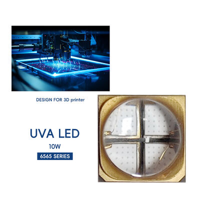 2025年 新品 ランチ プロフェッショナル ハイパワー UVA LED 10W SMD6868 365nm 385nm 395nm 6.0-7.0V UV LED 植物育成用UV治療用