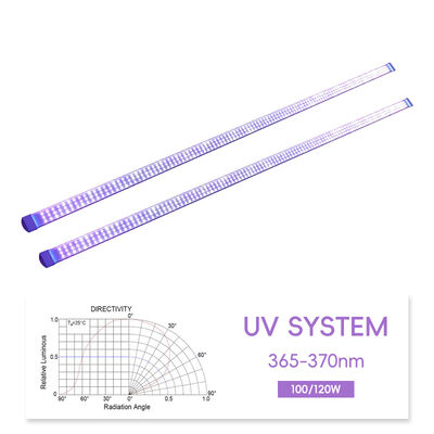 Learnew Curing LED  Tube 365nm 100W 1500mm AC Tube IP20 Printing UV Tube 120W UV UVA Curing LED UV UVA