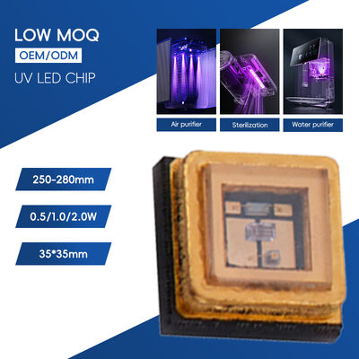 UV UVC 3535パッケージ 265nm SMD 高性能SMD 100mA 150mA UVC LEDダイオード 1W 255nm 275nm 水・空気清浄