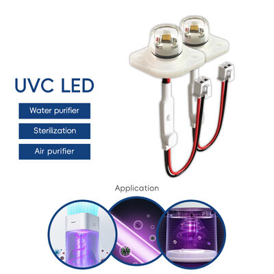 高効率のエコ価格 UV UV-C DC12V UVC 275nm LED モジュール 0.5W 40mA IP68 DC24V 水空気浄化 6-10mW