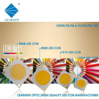 高CRI 1414 2828 3838 4046 6500k 36v コブ LEDチップ 高密度のアルミ銅基板