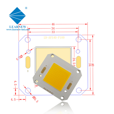 40X46MM サイズ コブ LEDチップ 4046 5500k デザイン 洪水照明 100w 理想的