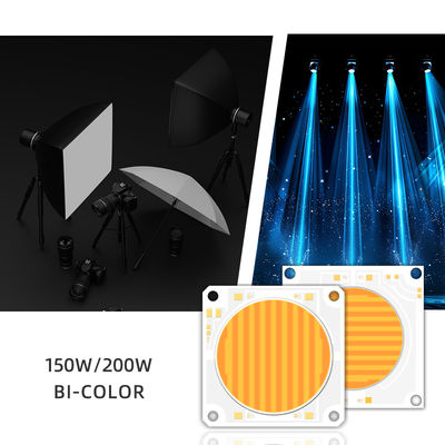 Dimmable RGBCW RGBWW COB LED 150W 200W 54X54MM 5454 SIZE 110LM/W CRI95 High Brightness for Stage Lights Movie Lighting Fixtures