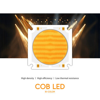 卸売高輝度効率300W+300W 5555バイカラーハイパワーCOB LEDチップ 高CRI 95 白色COB フィルムビデオライト用