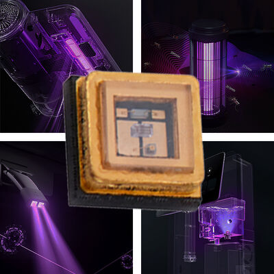 UV UVC 3535パッケージ 265nm SMD 高性能SMD 100mA 150mA UVC LEDダイオード 1W 255nm 275nm 水・空気清浄