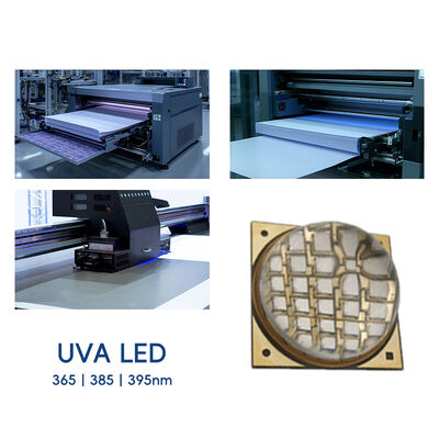 OEM ODM 無料サンプル ハイパワー 100 ワット 200 ワット 300 ワット UVA COB UV LED チップ 365nm 385nm 395nm 33500-120000mW UV 硬化 LED モジュール