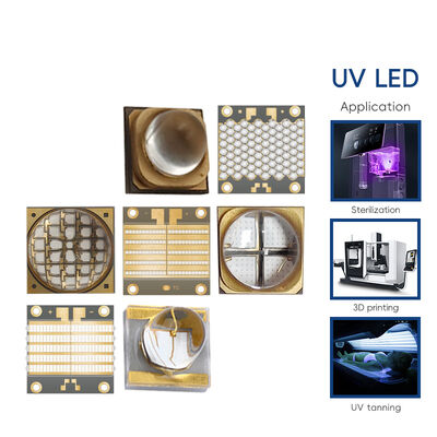 最高価格 光敏感LED 植物 成長市場 UV 固化 インクジェット 固化 365/385/395nm 3w 3838 シリーズ UVA COB LED チップ