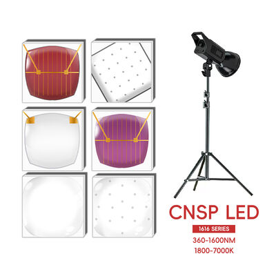 LEARNEW 高電力ALN銅化LEDチップ 3W/2W ミックススペクトル 365nm UV & 1600nm IR 120 スフィア 1.6mm 2.8-3.4V 1800K-700K Ra70